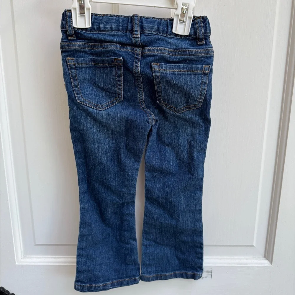 NWOT The Children's Place 3T Girls Denim Bootcut Jeans Pants